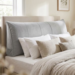 Velvet Headboard Bolster Cushion