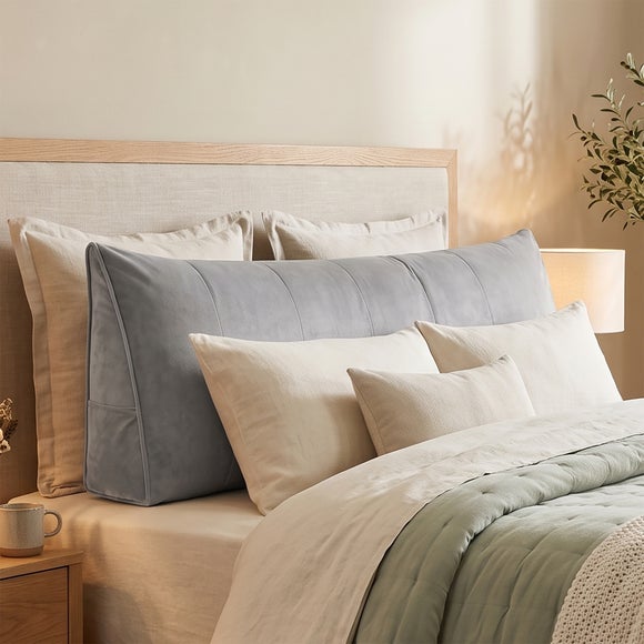 Velvet Headboard Bolster Cushion