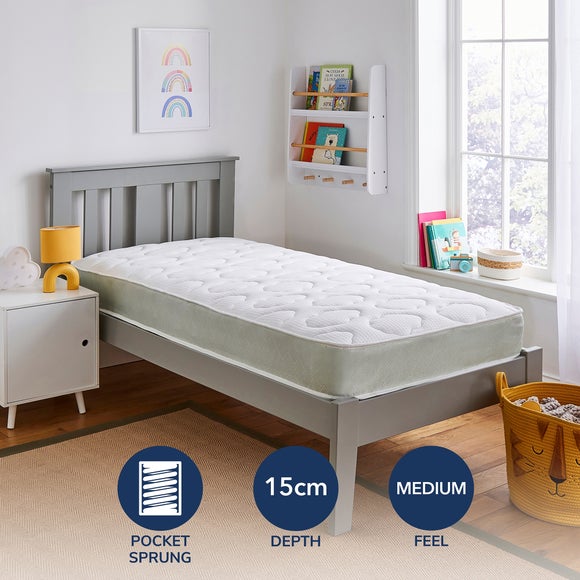 Return - Fogarty Kids 600 Pocket Spring Single Mattress