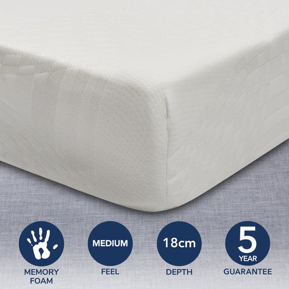 Photo 1 of Return - Comfortzone Memory Foam Medium Rolled Mattress- Double