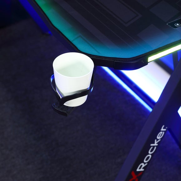 Photo 4 of Return - X Rocker Lumio Compact Led Gaming Desk