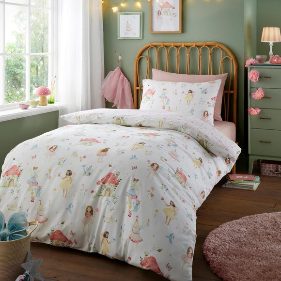 Bedlam Summer Fairies Reversible Duvet Cover & Pillowcase Set