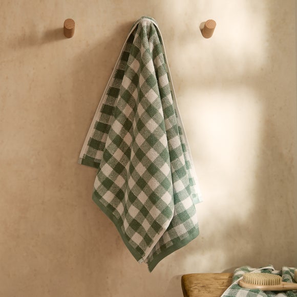 Yard Barton Check Cotton Towel