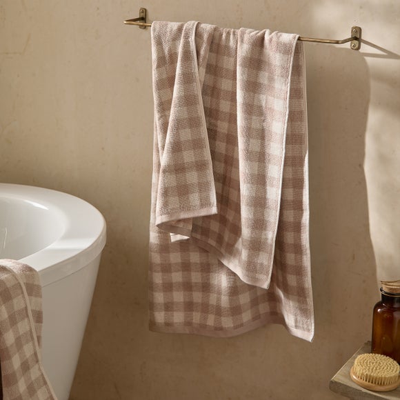 Yard Barton Check Cotton Towel