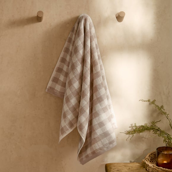Yard Barton Check Cotton Towel