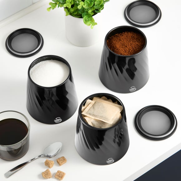 Swan Windsor Set of 3 Kitchen Canisters