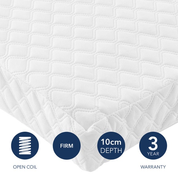 View Return - Tutti Bambini Sprung Cot Mattress - Cot View Return - Tutti Bambini Sprung Cot Mattress - Cot