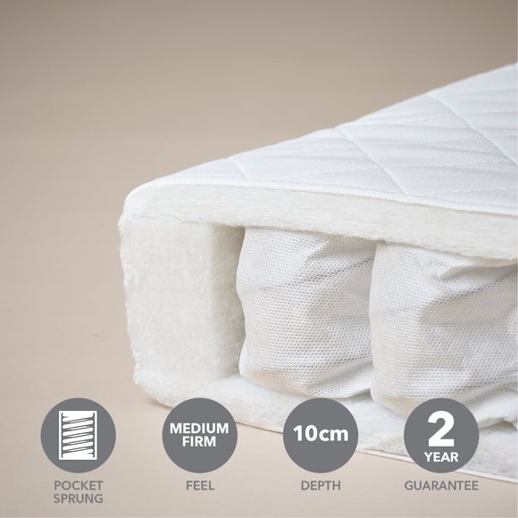 Return - Obaby Pocket Sprung Mattress - Cot Bed