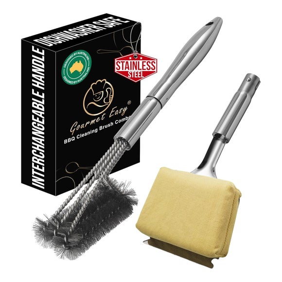 Gourmet Easy Stainless Steel BBQ Cleaning Brush