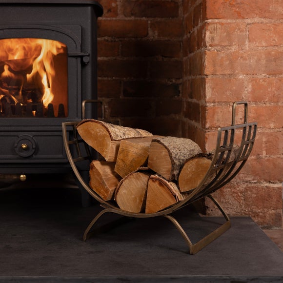 Charles Bentley Iron Log Basket