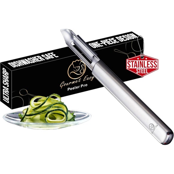 Gourmet Easy Deluxe I Shaped Stainless Steel Peeler