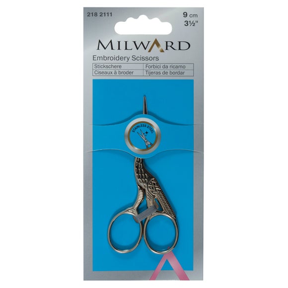 Milward Embroidery Stork Scissors
