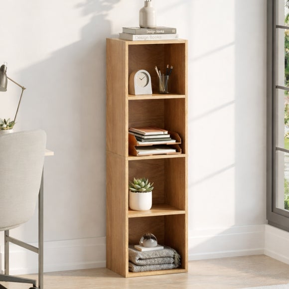 Oxford 4 Tier Cube Bookcase