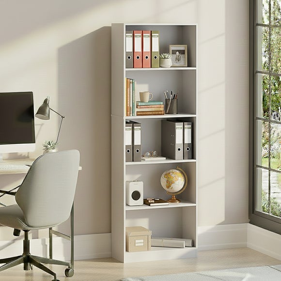 Cambridge 5 Tier Extra Large Bookcase