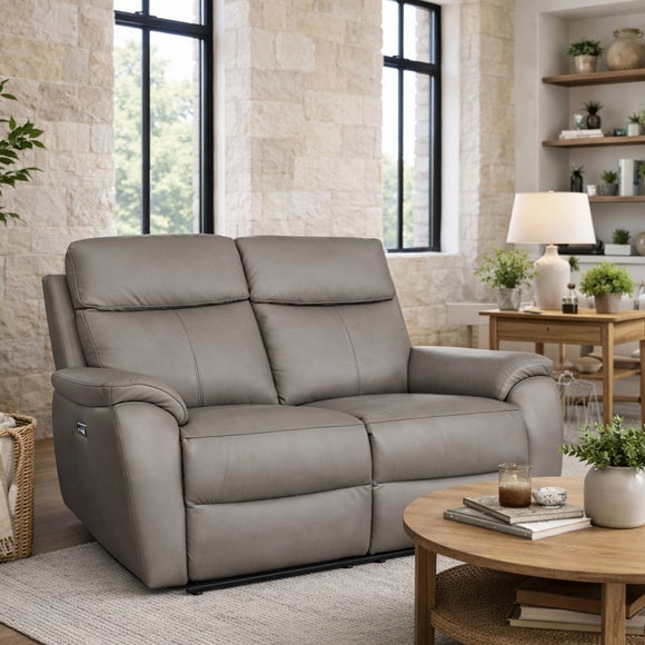 View Aspire Kingsmere Leather Power Recliner 2 Seater Sofa View Aspire Kingsmere Leather Power Recliner 2 Seater Sofa