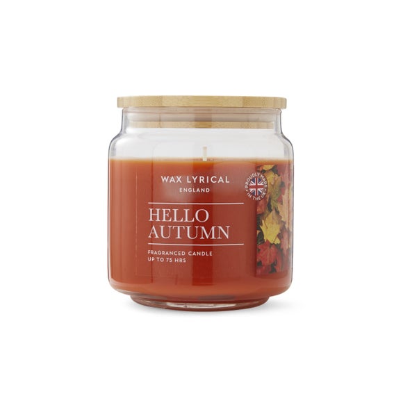 Hello Autumn Candle