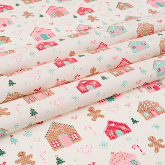 By the Metre Gingerbread PVC