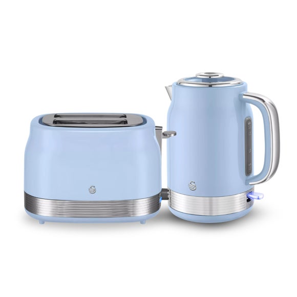 Swan Retro Revive 1.7L Jug Kettle & 2 Slice Toaster Set
