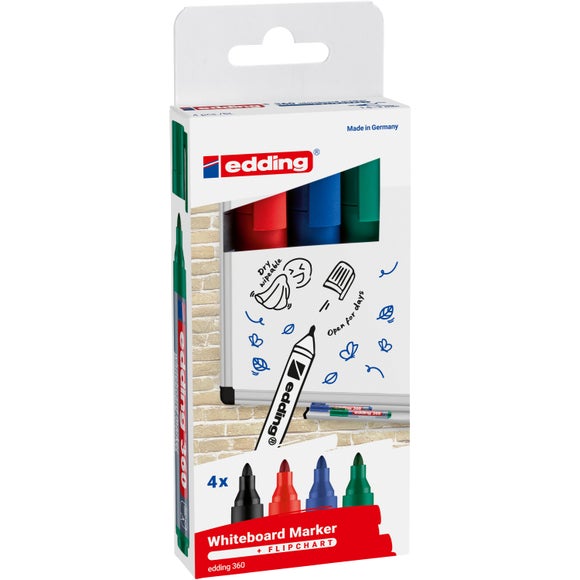 edding Set of 4 Whiteboard Markers