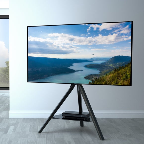 Return - AVF Hoxton Tripod TV Unit for TVs up to 70", Black