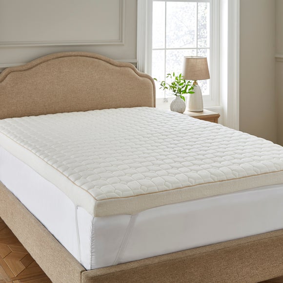 Photo 1 of Return - Dorma Tencel Blend Memory Foam Mattress Topper- White