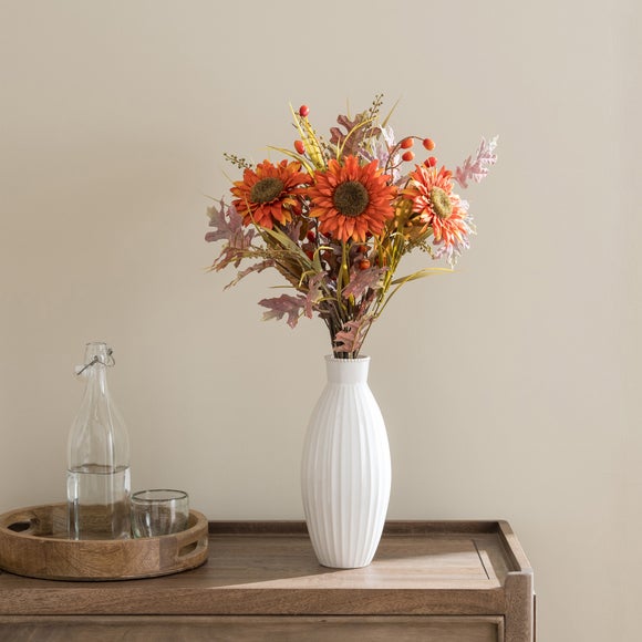 Artificial Sundried Sunflower Autumn Bouquet