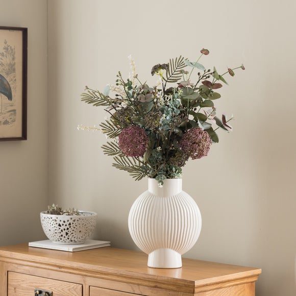 Artificial Purple Allium & Jasmine Bouquet