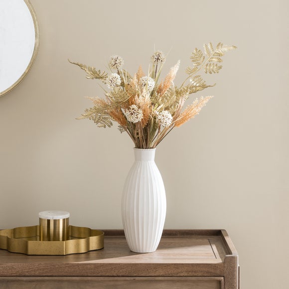 View Artificial Metallic Autumn Bouquet View Artificial Metallic Autumn Bouquet