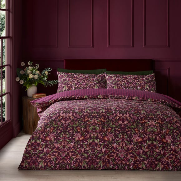 Catherine Lansfield Richmond Polycotton Duvet Cover & Pillowcase Set