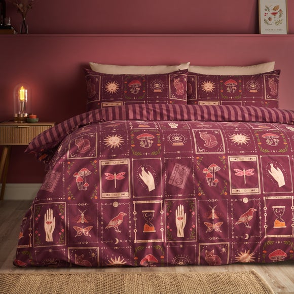 Catherine Lansfield Enchanted Witchcraft Polycotton Duvet Cover & Pillowcase Set