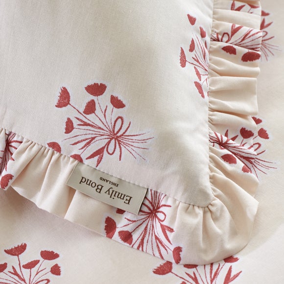 Photo 4 of Emily Bond Hand Gathered Posy 100 Cotton Duvet Cover & Pillowcase Set