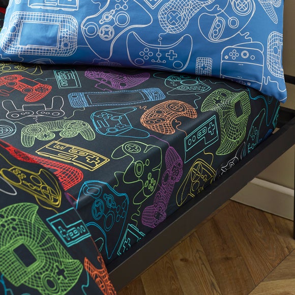 Catherine Lansfield Power Up Gamer Duvet Cover & Pillowcase Set