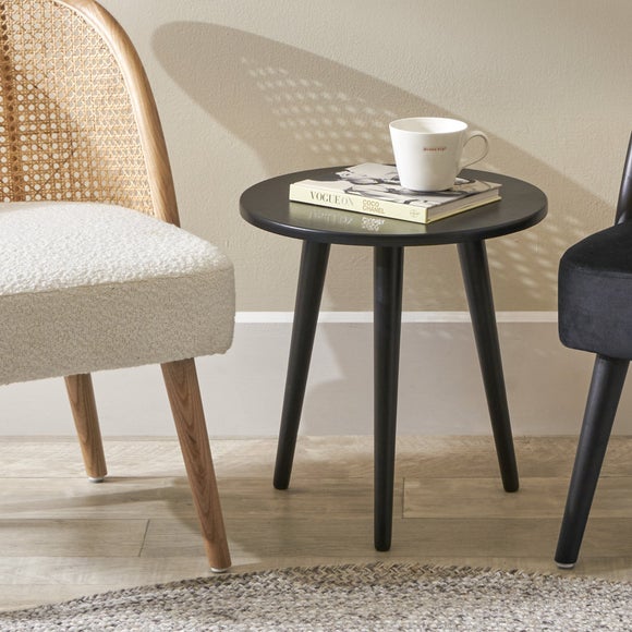 Return - Pacific Chelmsford Side Table, Black Painted Pine