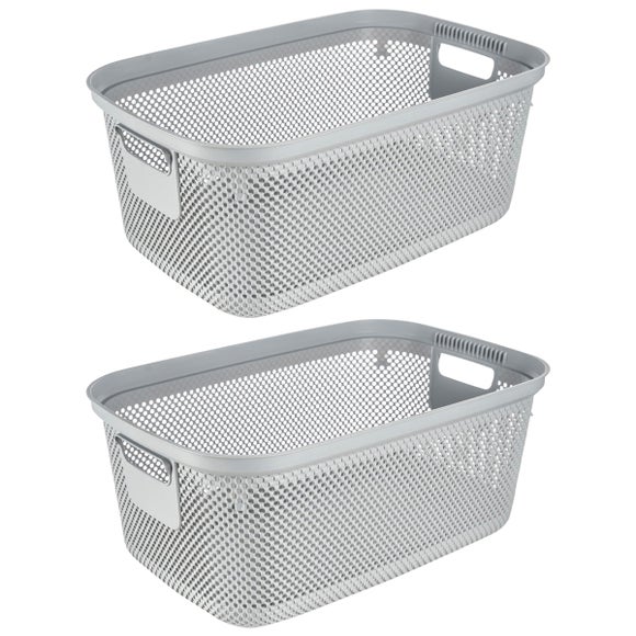 Keeeper 30L Laundry Basket and 58L Laundry Hamper Set