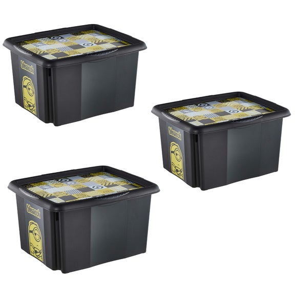 Keeeper Minions Set of 3 Turning Stacking Boxes