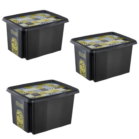 Keeeper Minions Set of 3 Turning Stacking Boxes