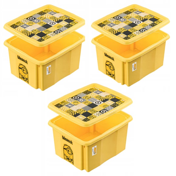 Keeeper Minions Set of 3 Turning Stacking Boxes
