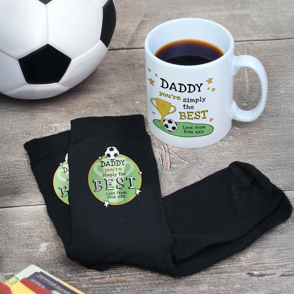 Personalised Simply The Best Mug and Socks Set