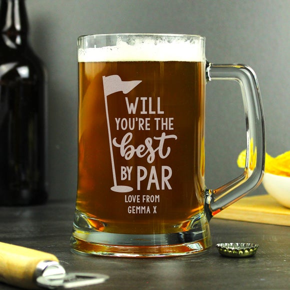 View Personalised Best By Par Tankard View Personalised Best By Par Tankard