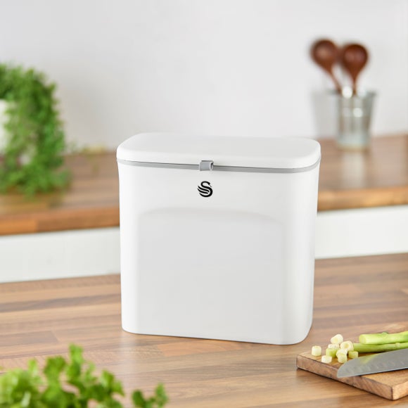 View Swan 7l Kitchen Compost Caddy View Swan 7l Kitchen Compost Caddy