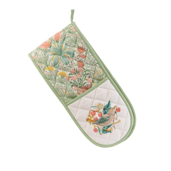 William Morris At Home Kitchen Garden Double Oven Glove