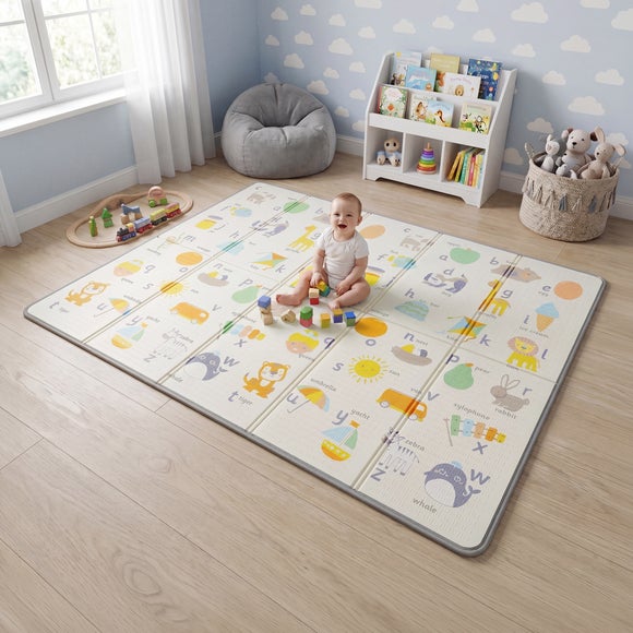 Liberty House Toys Toddler Alphabet and Roads Play Mat