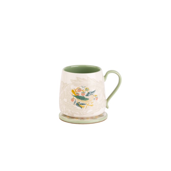 William Morris At Home Kitchen Garden Mug and Coaster Set