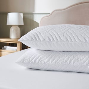 Microfibre Pillow Protector Pair