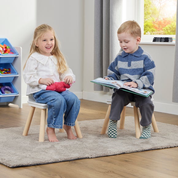 Liberty House Toys Kids Set of 2 Pinewood Chairs