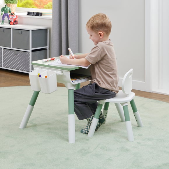 Liberty House Toys Kids Scandi Height Adjustable Table and Chair Set