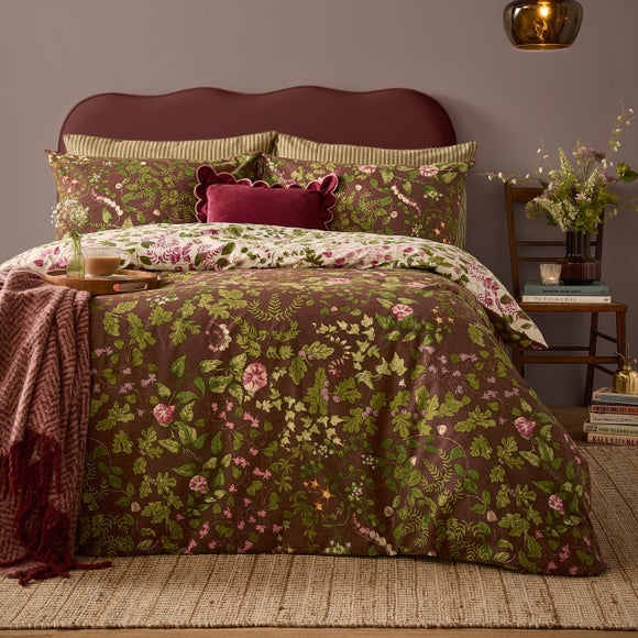 Furn. Florawilde Polycotton Duvet Cover & Pillowcase Set