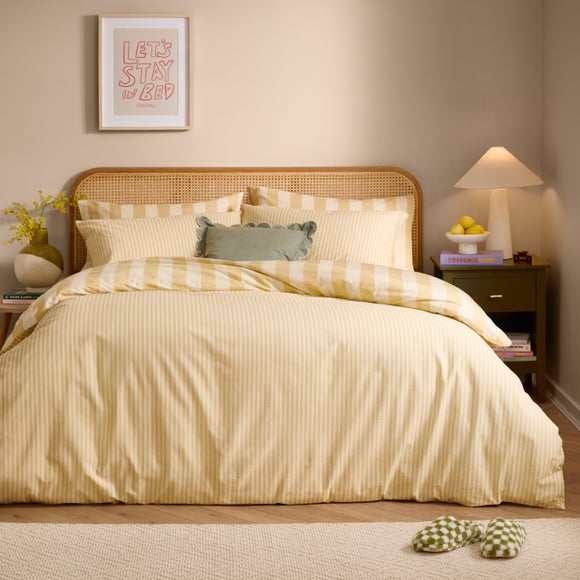 Furn. The Ultimate Stripe Polycotton Duvet Cover & Pillowcase Set