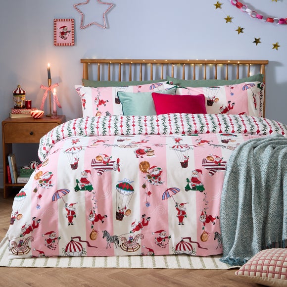 Photo 1 of Furn. Passport To The North Pole Brushed Polycotton Duvet Cover & Pillowcase Set