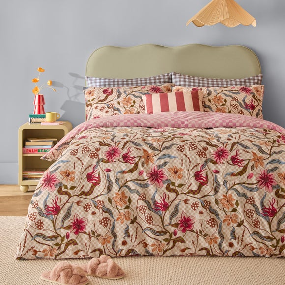 Furn. Juno Polycotton Duvet Cover & Pillowcase Set